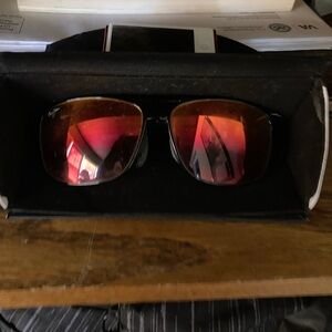 Maui Jim Red and Black Sunglasses